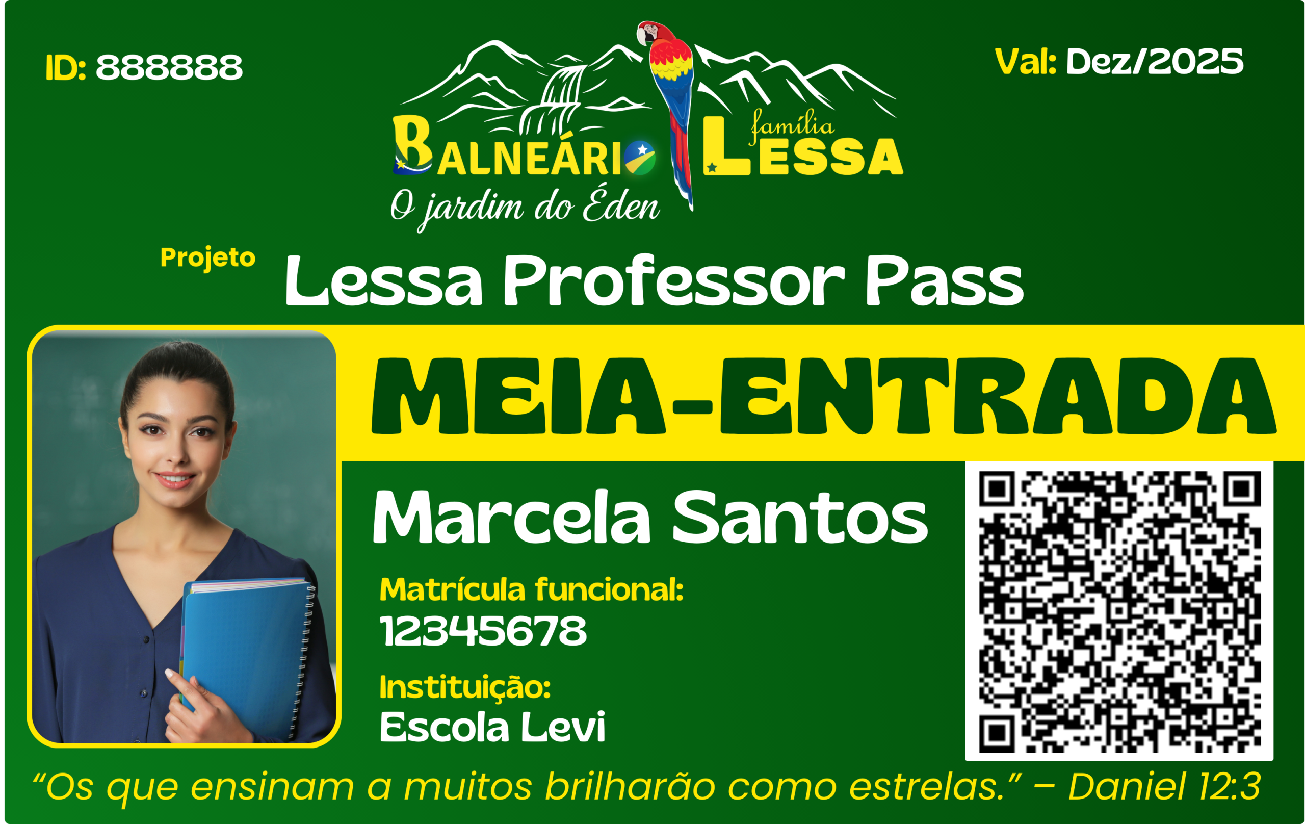 Lessa Professor Pass imagem